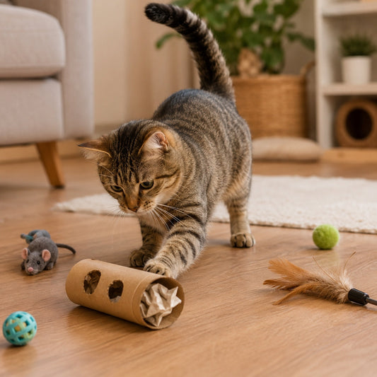 15 Easy DIY Toys That'll Make Your Cat's Day